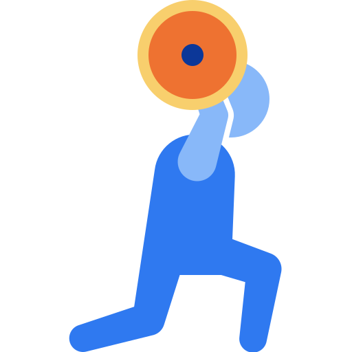 person lifting a barbell