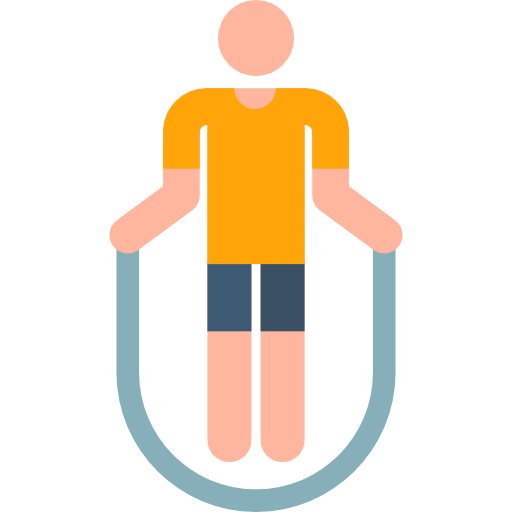 person jumping with rope