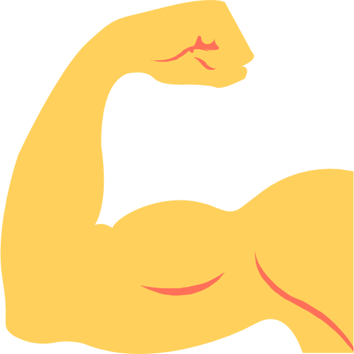 man showing off his biceps